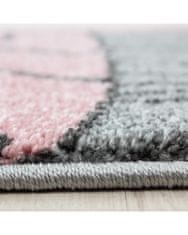 Ayyildiz Dětský kusový koberec Kids 580 pink kruh 120x120 (průměr) kruh