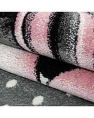 Ayyildiz Dětský kusový koberec Kids 590 pink kruh 160x160 (průměr) kruh