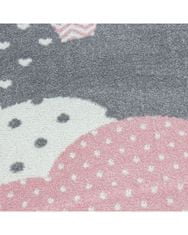 Ayyildiz Dětský kusový koberec Bambi 820 pink 80x150