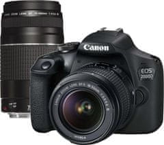 Canon EOS 2000D + 18-55 DC III + 75-300 DC III (2728C051)