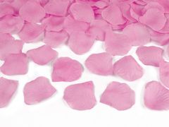 Paris Dekorace Vystřelující konfety růžové plátky růží 60cm