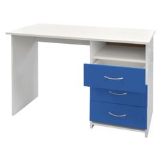 IDEA nábytek Psací stůl 44 modrá/bílá