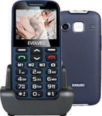 Evolveo EasyPhone XD s nabíjecím stojánkem, Blue
