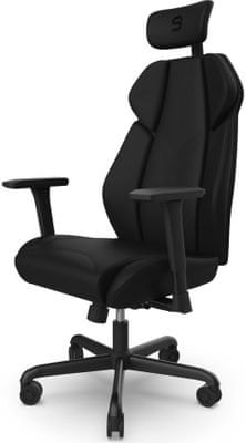 Herní židle SilentiumPC Gear EG450 (SPG040), ergonomická konstrukce, prodyšné čalounění, do 120 kg, nastavitelná, otočná