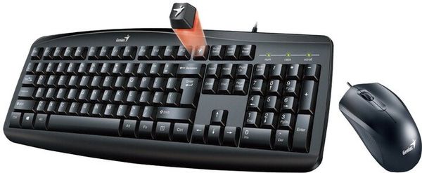 Sada kabelové klávesnice a myši Genius Smart KB-100