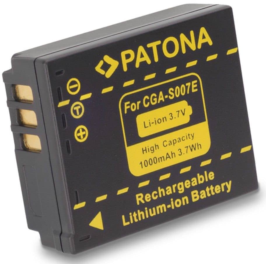 Levně PATONA Baterie pro foto Panasonic CGA-S007E Li-Ion 3.6V 1000mAh (PT1043)