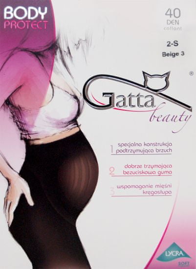 Gatta BODY PROTECT - Těhotenské punčochové kalhoty 40 DEN - GATTA