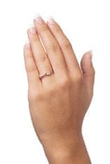 Brilio Zásnubní prsten z bílého zlata 226 001 00995 07 (Obvod 58 mm)