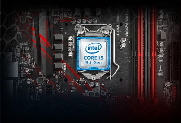 Herní počítač HAL3000 MEGA Gamer ProS MČR SE procesor Intel Core i5 9. generace vysoký výkon