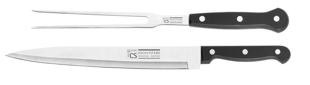 CS Solingen Nůž porcovací se servírovací vidličkou STAR
