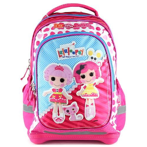 Lalaloopsy Školní batoh , motiv panenek, růžový