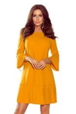 Numoco Dámské šaty 228-7 - NUMOCO žluto-oranžová S
