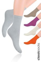 STEVEN Hladké dámské ponožky Steven art.037 fialová 35-37