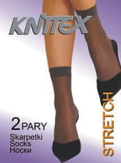 Knittex Dámské silonkové ponožky Knittex Stretch A'2 visone Univerzální