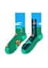 More Pánské vzorované nepárové ponožky More 079 tmavě zelená 39-42