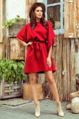Numoco Dámské mini šaty Sofia červená 2XL/3XL