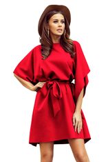 Numoco Dámské mini šaty Sofia červená 2XL/3XL