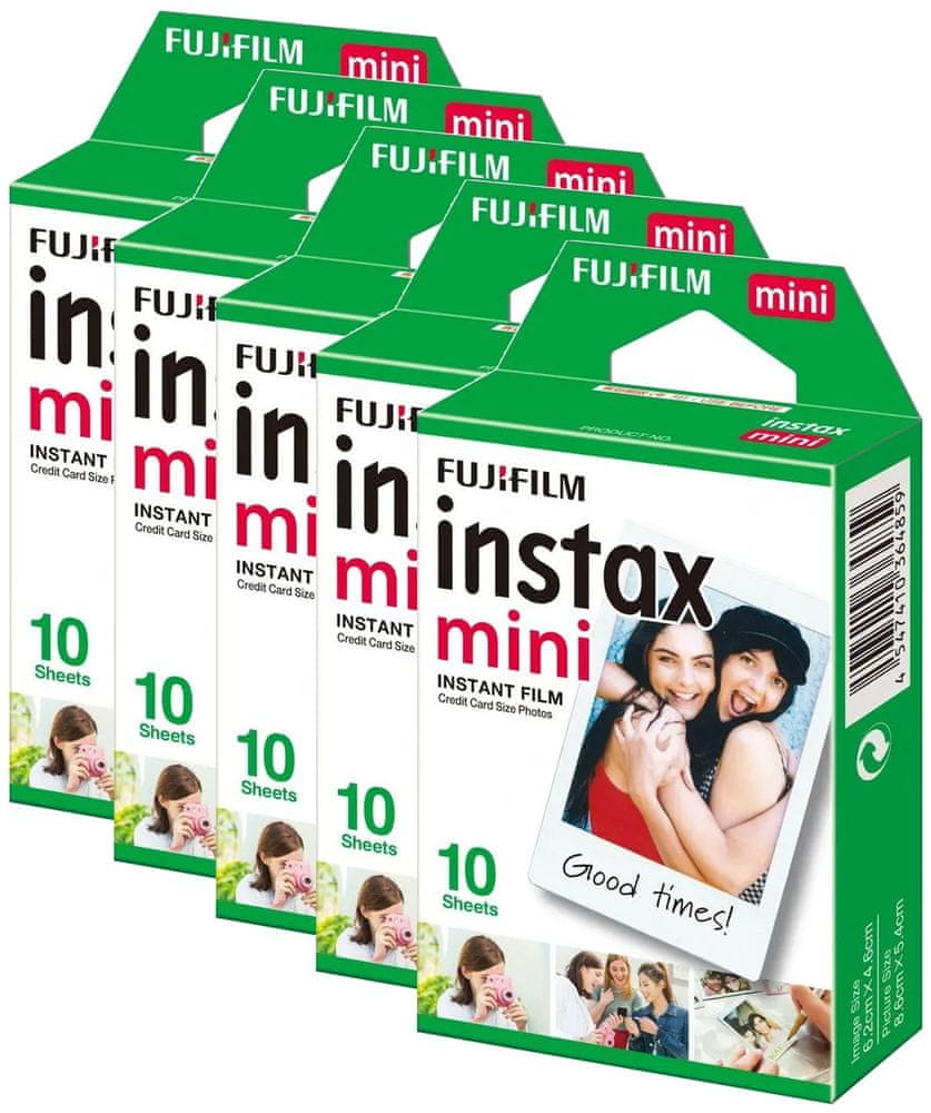 Levně FujiFilm Instax Film Mini Glossy 5x10 (50 ks)