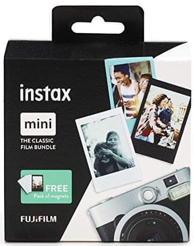 FujiFilm Instax Mini Classic Film Bundle (3 x 10 ks fotek + 10 ks magnetů)