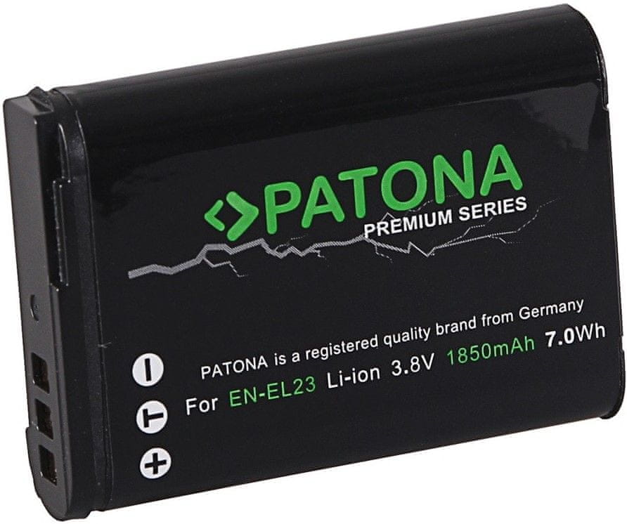 Levně PATONA Baterie pro foto Nikon EN-EL23 1850mAh Li-Ion Premium (PT1220)