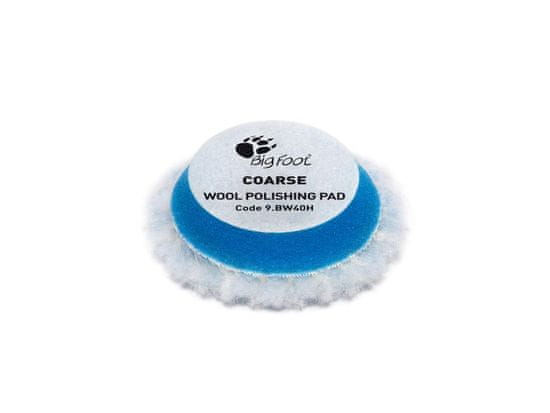 Rupes Blue Wool Polishing Pad COARSE - vlněný korekční kotouč pro RUPES iBrid BigFoot nano, průměr 30/40 mm, 1 ks