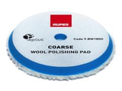 Rupes Blue Wool Polishing Pad COARSE - vlněný korekční kotouč (tvrdý) pro orbitální leštičky, průměr 150/180 mm (6"/7")