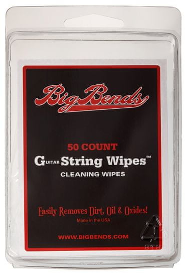 Bigbends String Wipes 50 Kytarová kosmetika