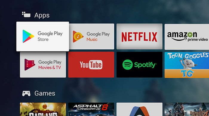 Philips Google Play, aplikace Philips, online filmy, tv pořady, hudba, hry, aplikace, android tv