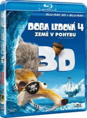 Ice Age Doba ledová 4: Země v pohybu (3D+2D) + Mamutí Vánoce 3D - Blu-ray 3D