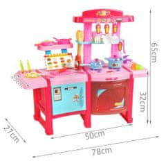 iMex Toys Kuchyňka s troubou růžová 