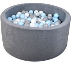 iMex Toys 2839 Suchý bazén s míčky šedý