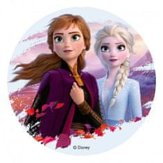 Dekora Jedlý papír Frozen 2 Anna A Elsa 20cm 