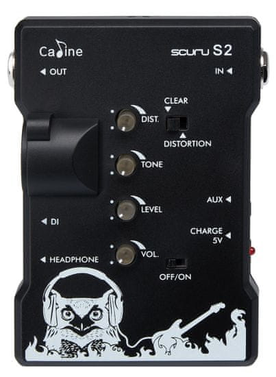Caline S2G "Scuru" Headphone Amp Kytarový sluchátkový zesilovač