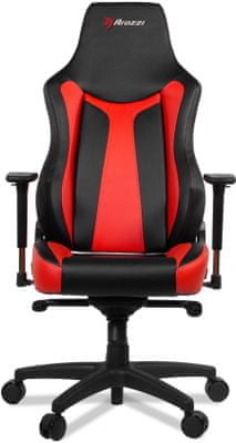 Herná stoličky Arozzi Vernazza, ergonomická konštrukcia, komfort, do 145 kg, nastaviteľná, otočná, vankúšiky pod hlavu a bedrá