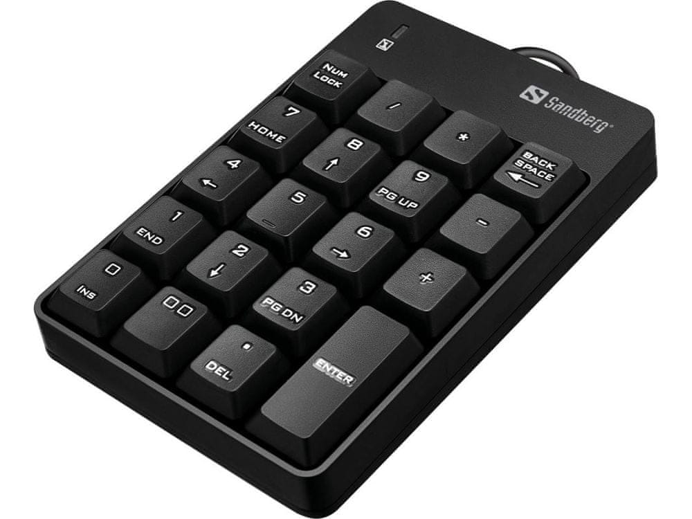 Levně Sandberg numerická klávesnice, USB (630-07)
