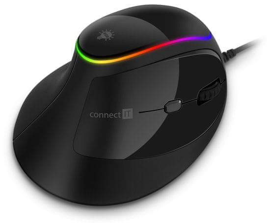 Connect IT Game FOR HEALTH ergonomická vertikální myš (CMO-2800-BK)