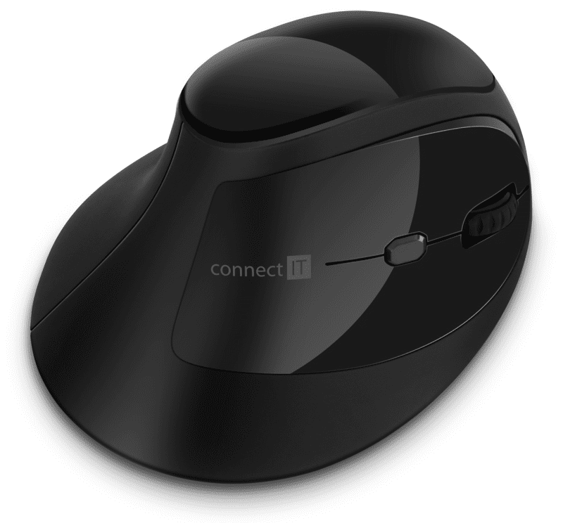 Levně Connect IT FOR HEALTH ergonomická vertikální myš (CMO-2801-BK)