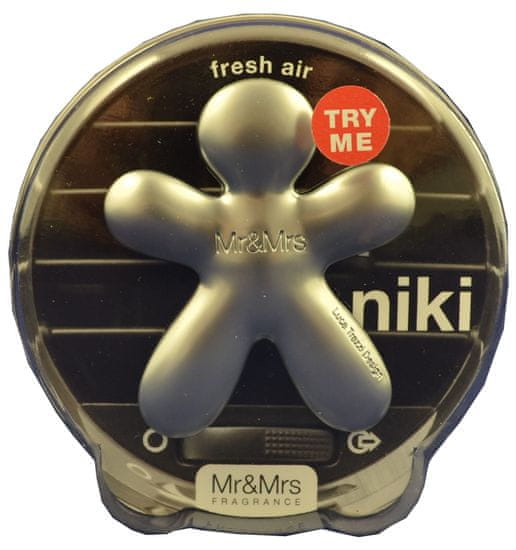 Mr&Mrs Fragrance Niki Fresh Air vůně do auta - rozbaleno