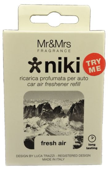 Mr&Mrs Fragrance Niki Fresh Air náhradní náplň - rozbaleno