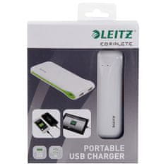 Leitz Přenosná USB nabíječka , bílá