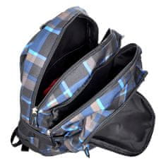 Target Studentský batoh , Šedo-modro-černý