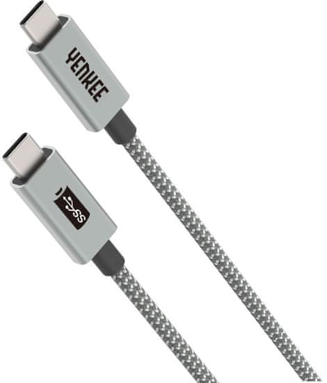Yenkee Synchronizační a nabíjecí kabel USB C 3.1 YCU 321 GY