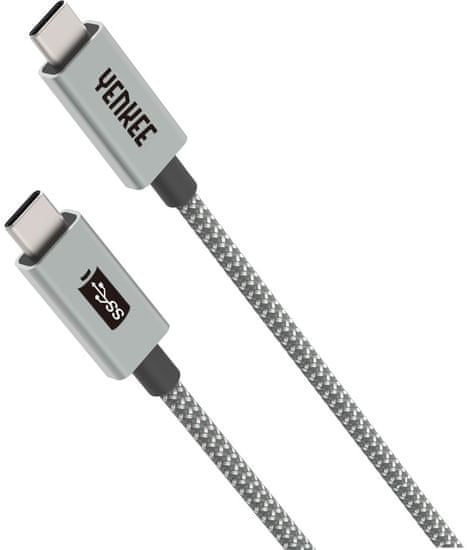 Yenkee Synchronizační a nabíjecí kabel USB C 3.1 YCU 322 GY