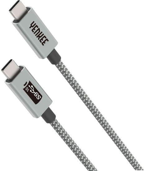 Yenkee Synchronizační a nabíjecí kabel USB C 3.1 Gen 2 YCU 331 GY