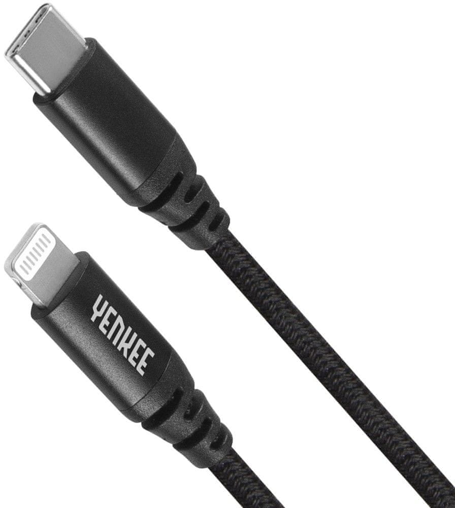 Levně Yenkee Synchronizační a nabíjecí kabel USB-C - Lightning YCU 631