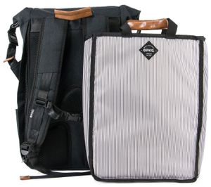 PKG Concord Laptop Backpack (PKG-CONC-GY01TN) odporna tkanina zložljiv zgornji del ABS zaponke