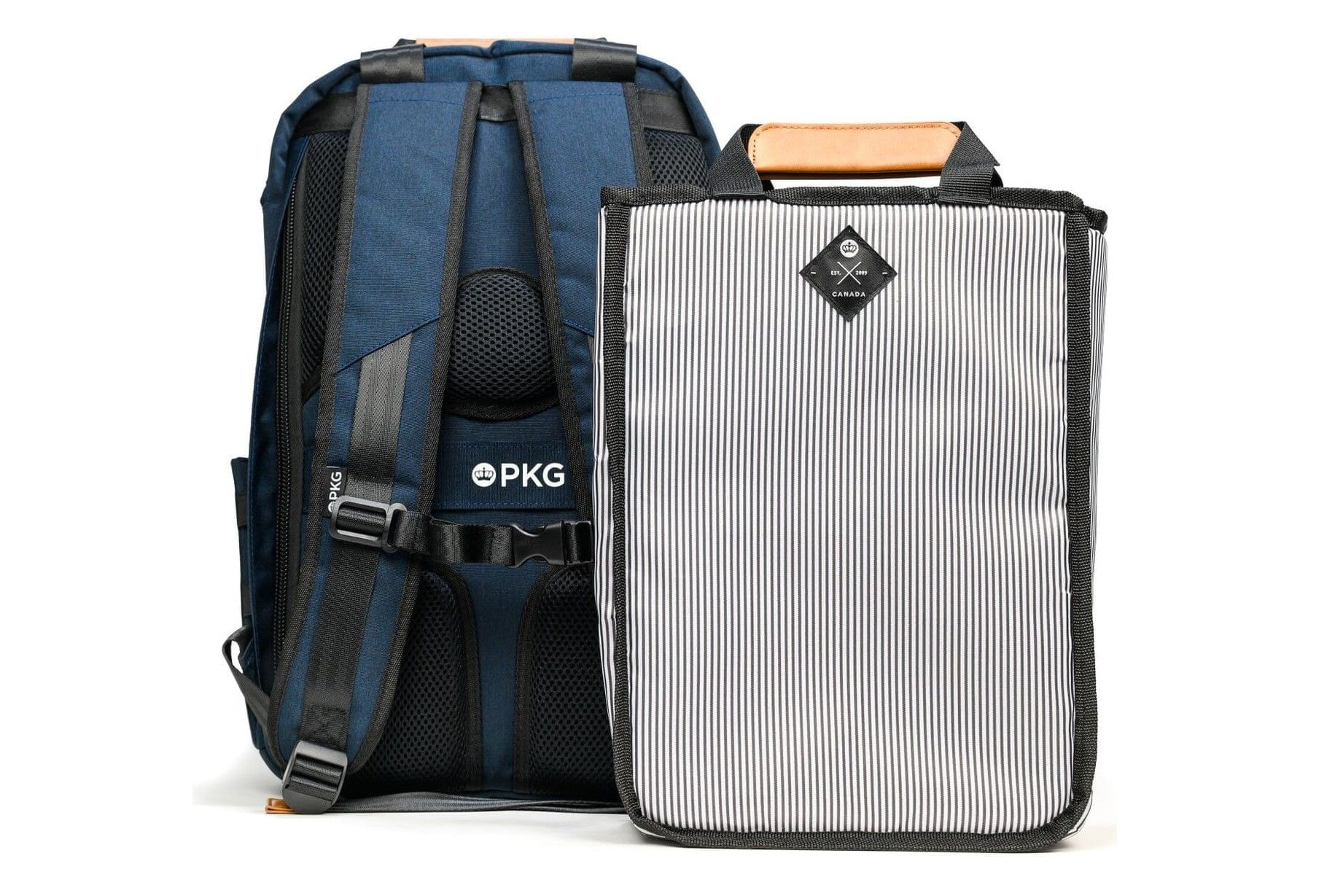 PKG ruksak rosseau 13” (33 cm)/14” (35,56 cm) (PKG-ROSS-NV01TN) praktično podstavljeni bočni džep