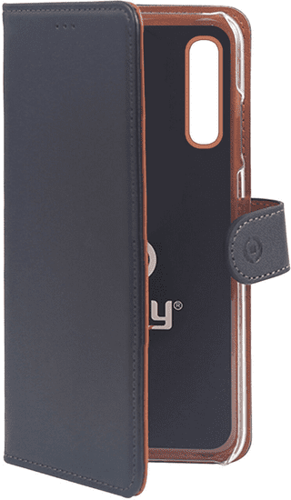 Celly Wally kryt kniha pro Samsung Galaxy A50/A50S/A30S (WALLY834), černý