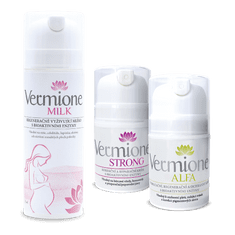 Vermione Poporodní balíček Milk 150 ml + Strong 50 ml + Alfa 50 ml