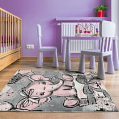 Jutex Detský koberec Playtime 4841A ružový 2.30 x 1.60